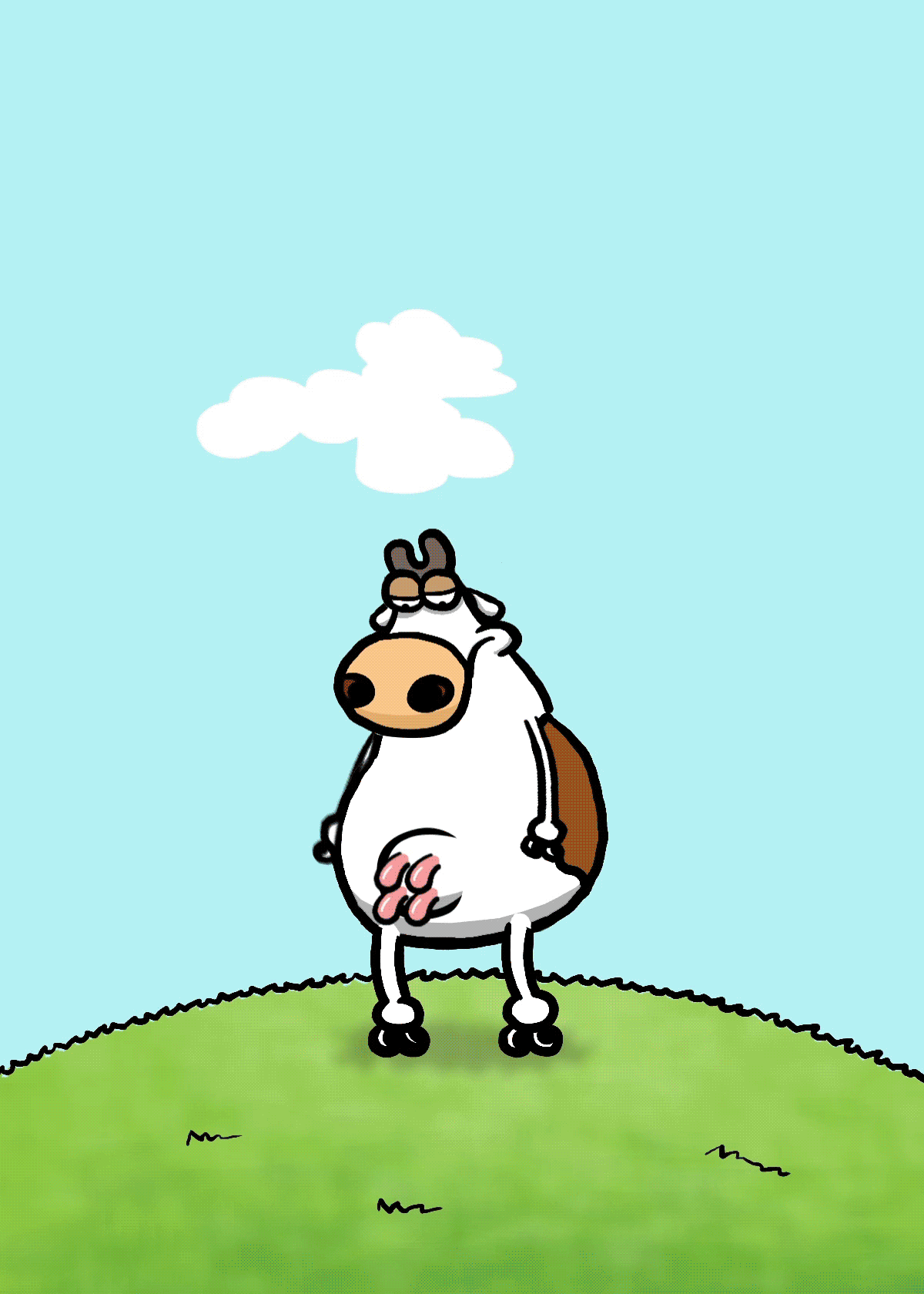 Cow Birthday Cam