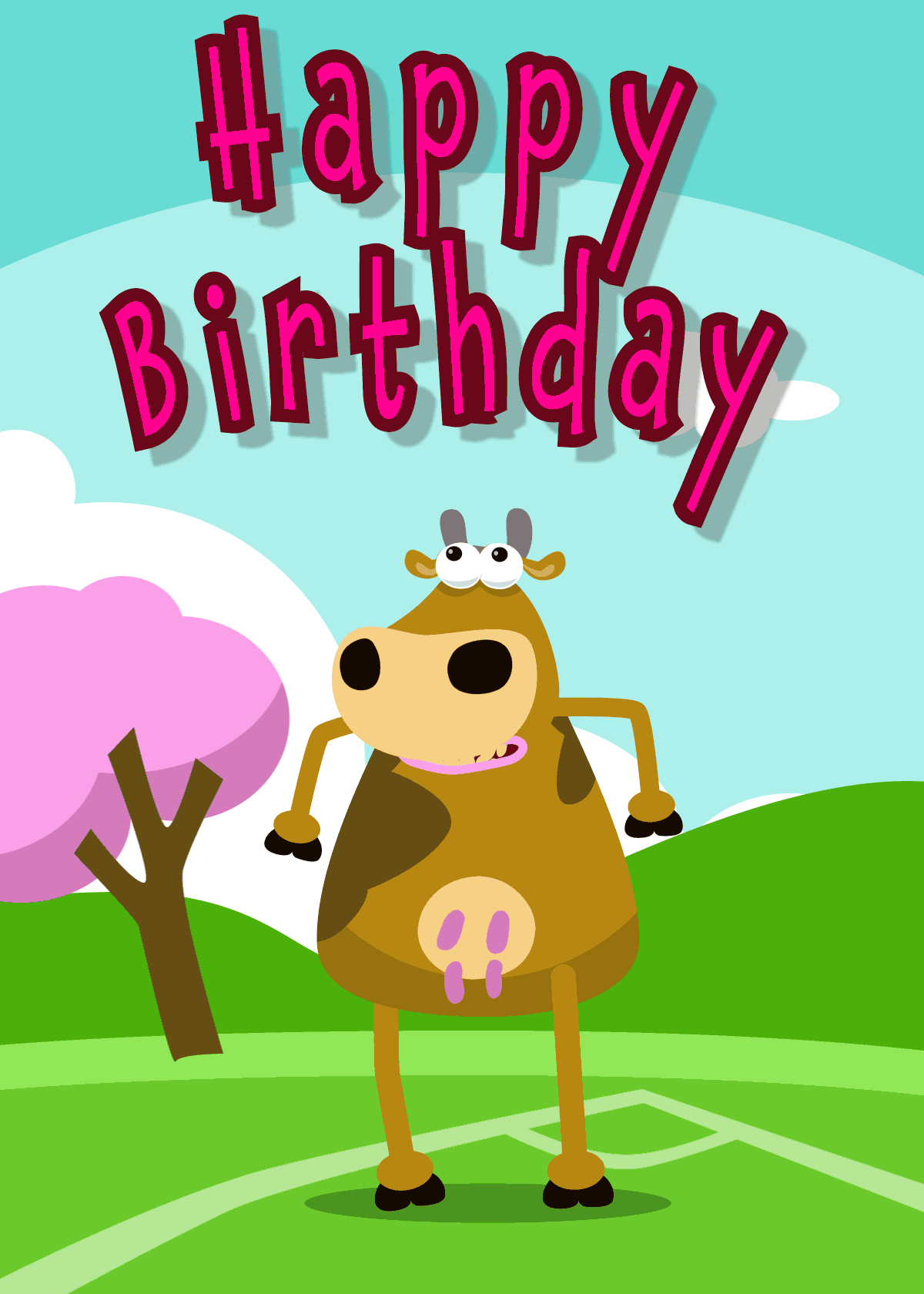 Cow Football Skillz Birthday