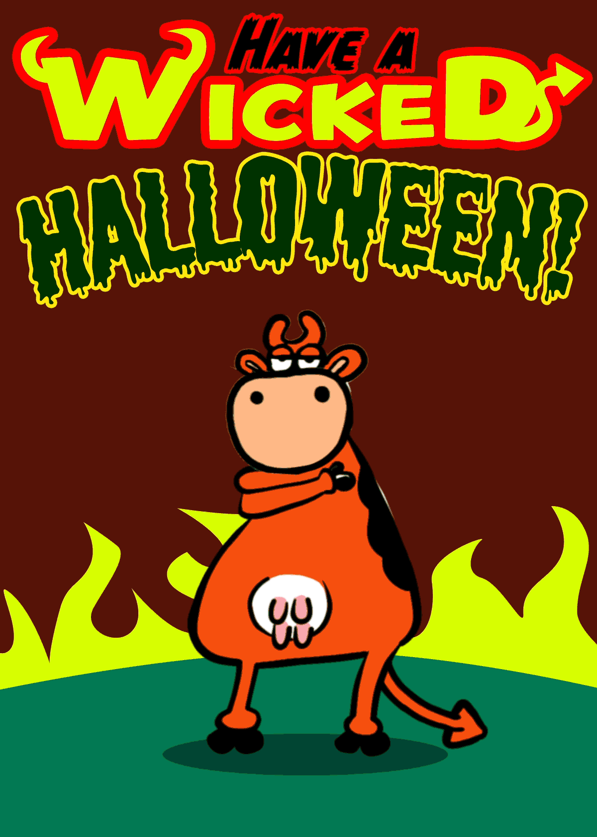 Devil Cow Breakdancing