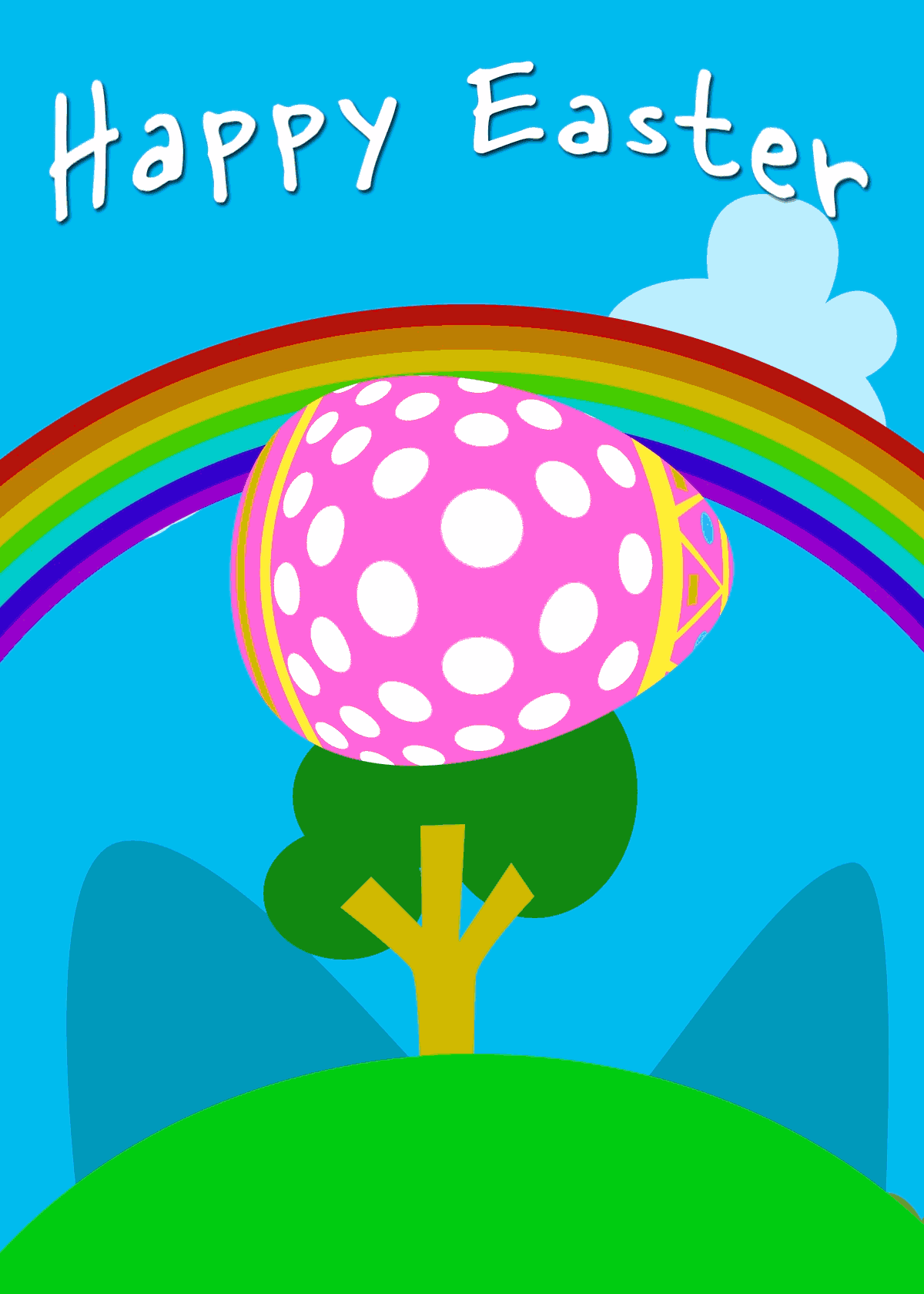 Easter Egg Fly by