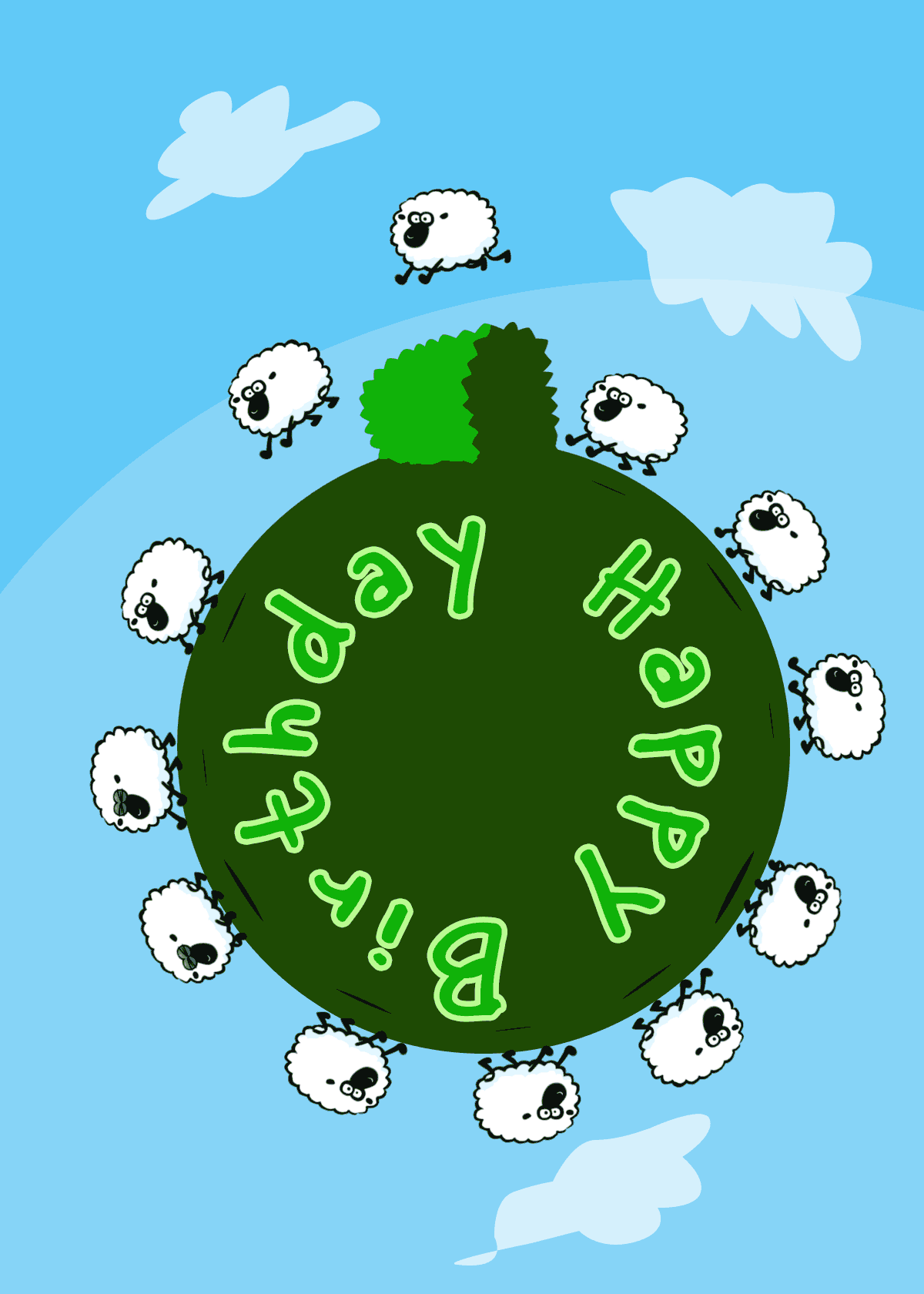 Planet Sheep Birthday